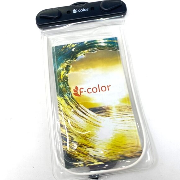 F-color Waterproof Phone Pouch Lanyard Beach Vacation Swimming Surfing - Picture 6 of 8